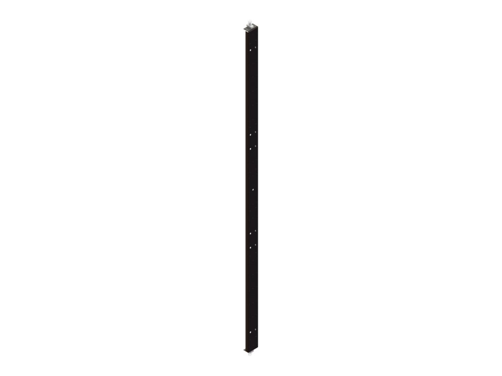 MM204 POST ADJ RACK 7FTBAFFLE RAILBK