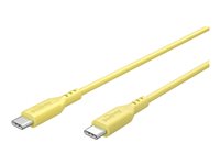 goobay USB 2.0 USB Type-C kabel 1.5m Gul