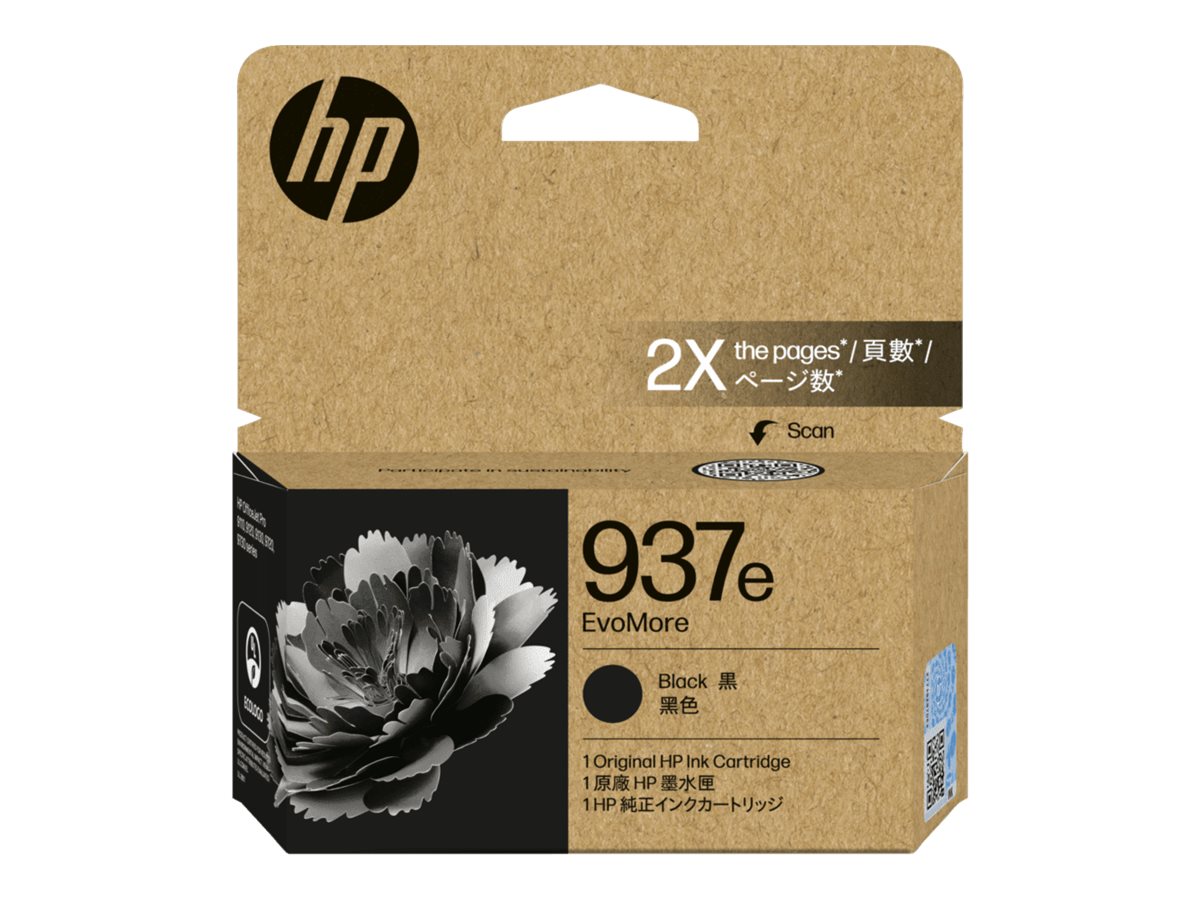 HP 937e EvoMore black original ink Usage / lifestyle Multi-angle 72520