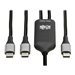 Tripp Lite USB-C Charging Cable/Splitter (M/2xM)