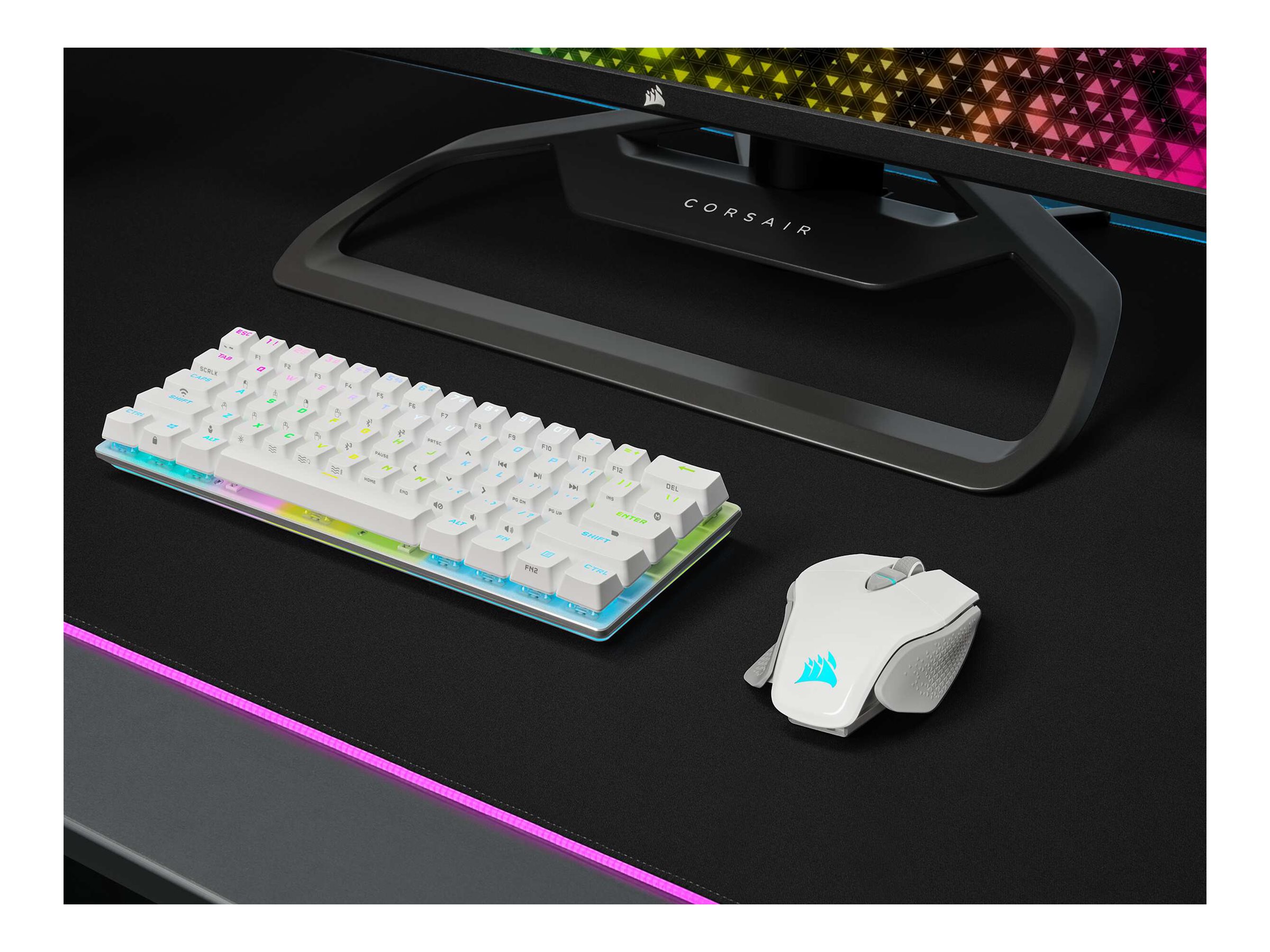 CORSAIR Gaming M65 RGB ULTRA WIRELESS mouse Bluetooth 2.4 GHz Product shot Bottom 75700