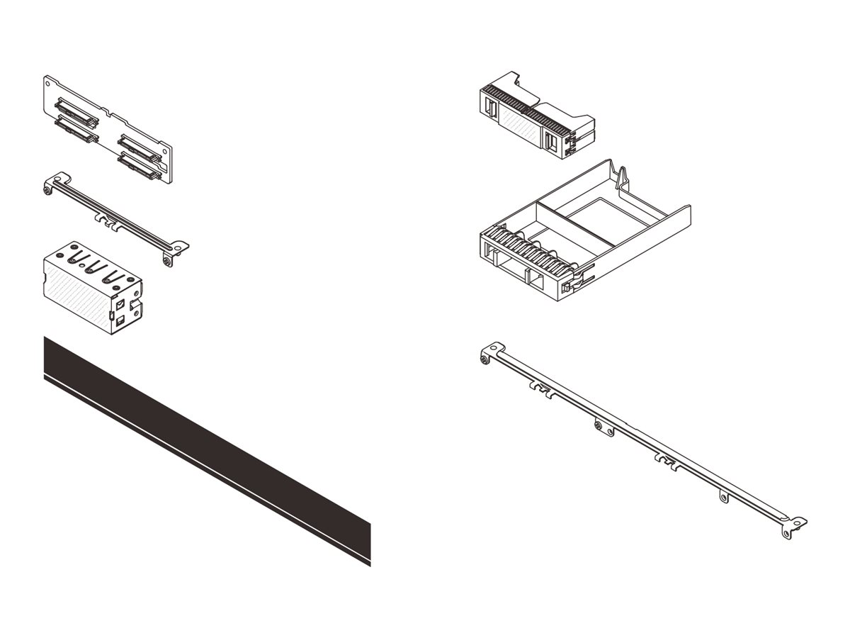 Lenovo - Server 4 x 2.5" AnyBay backplane kit