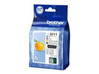 Brother Cartouche jet d'encre d'origine LC3211VAL