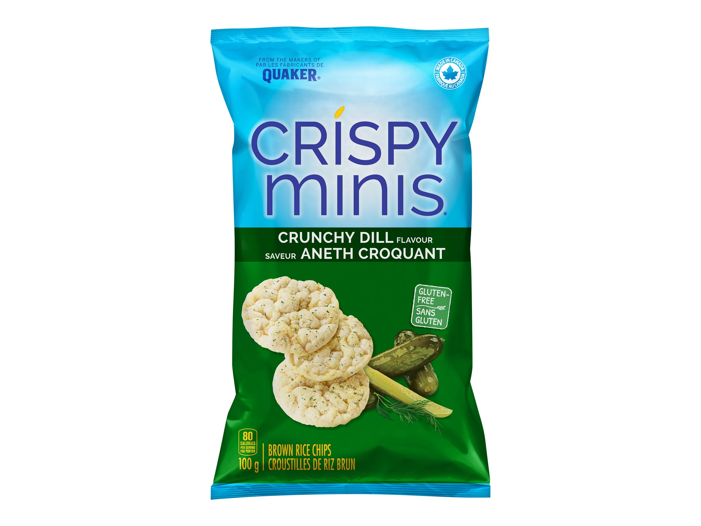 Quaker Crispy Minis Crunchy Dill 100g London Drugs