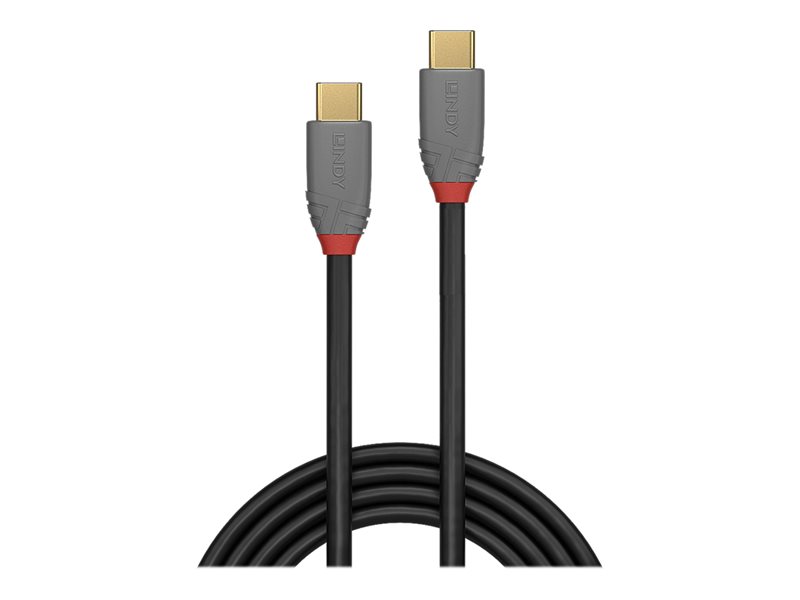 C ble USB 3.2 type C vers C, 20Gbit/s, 5A, PD, Anthra Line, 1.5m