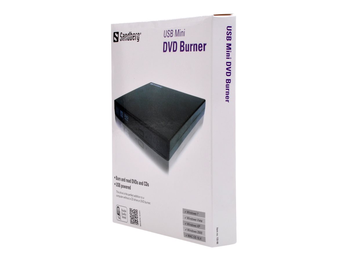 Sandberg USB Mini DVD Burner DVD-brænder Ekstern