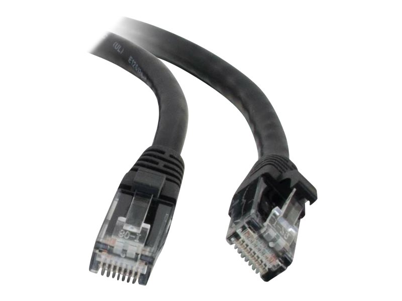 Kabel / 1 m Mlded/Btd Black CAT5E PVC UTP PA