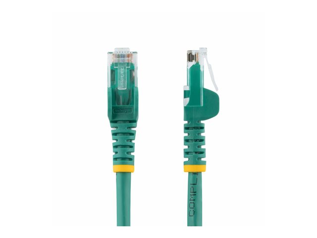 Startech 100ft CAT6 Cable, 10 Gigabit Snagless RJ45 650MHz 100W PoE Cat 6 Patch Cord, 10GbE UTP CAT6 Network Cable, Green CAT6 Ethernet Cable, Wiring 