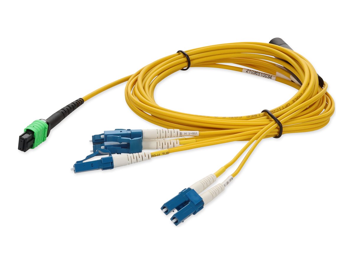 MPO/8XLC F/M FANOUT CBL1.5M YELLOW OS2 LSZH FIBER