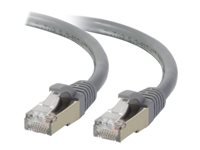 C2G 75ft Cat5e Snagless Shielded (STP) Ethernet Network Patch Cable - Gray