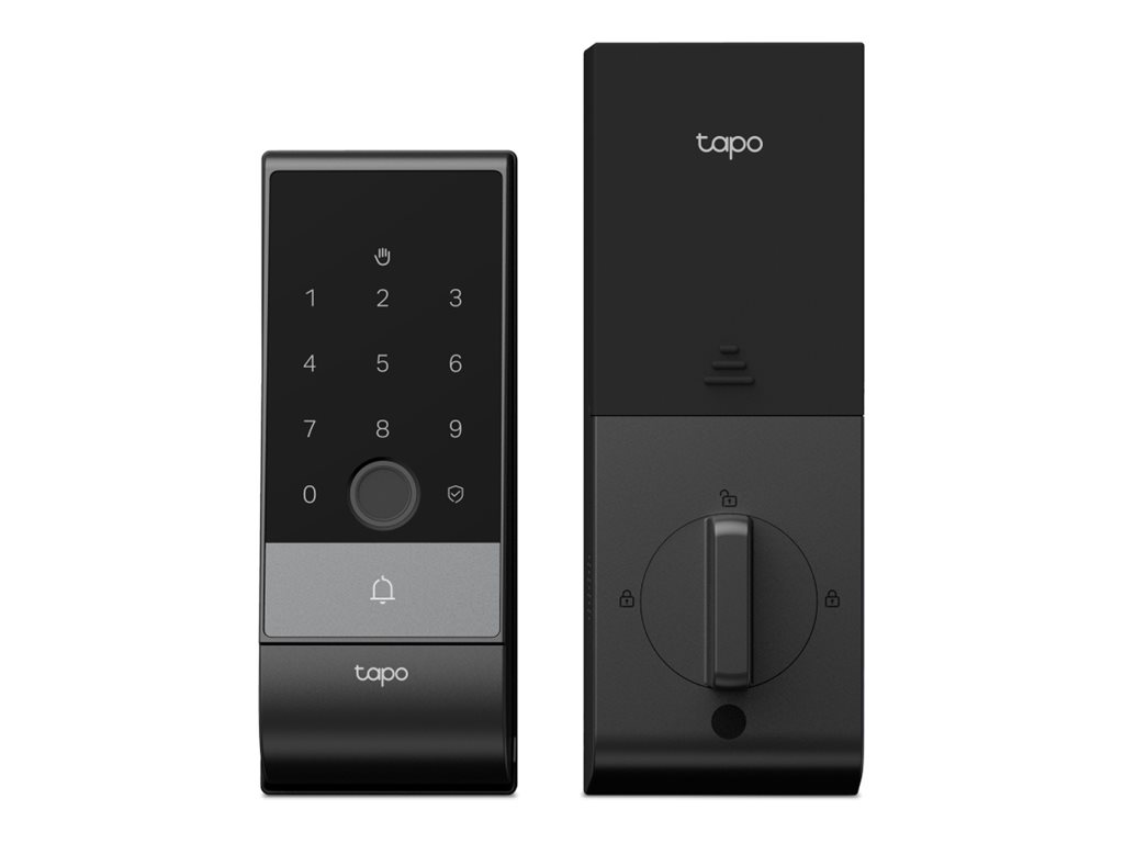 Tapo DL130 V1 smart door lock / doorbell palm access fingerprint recognition Bluetooth 5.0 Product shot Front 79650