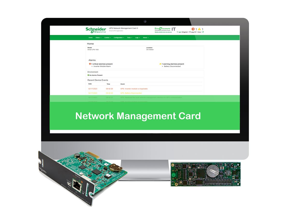 APC Network Management Card Galaxy or Symmetra PX, 3-Phase - licence na předplatné (3 roky) - 1 zařízení – foto 2