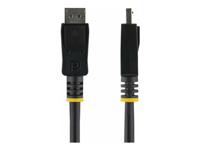 StarTech.com DisplayPort Cable - 1 ft - with Latches - Short DP Cable - 4K DisplayPort to DisplayPort Cable - DisplayPort 1.2 Cable (DISPLPORT1L)