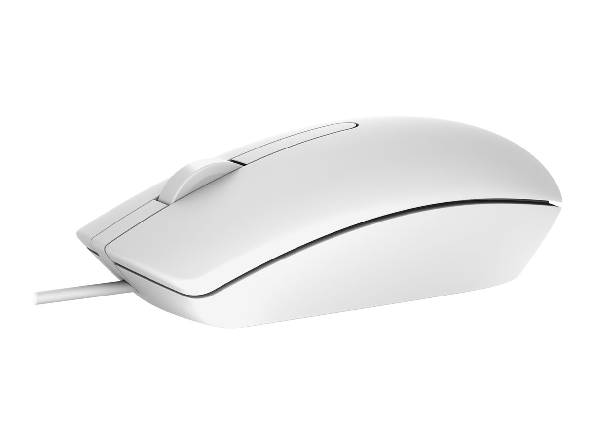 Dell MS116 - myš - USB - bílá