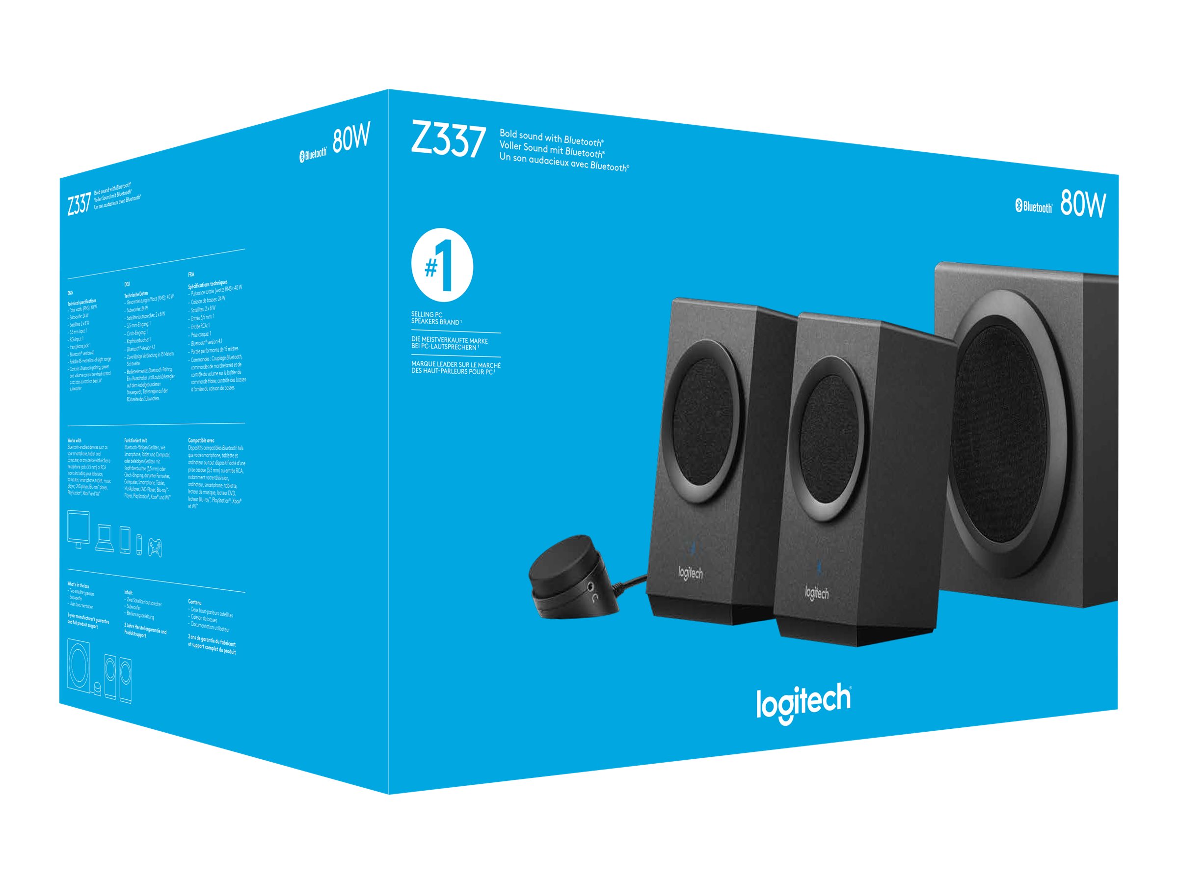 hellige om Mor Logitech Z337 - Speaker system | www.shidirect.com