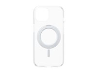PanzerGlass CARE by Feature Case Transparent w. Silver Kickstand & MagSafe iPhone 15 Beskyttelsescover Transparent Apple iPhone 15