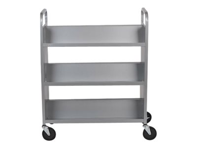 Bretford Booktrucks Trolley 6 shelves steel putty beige
