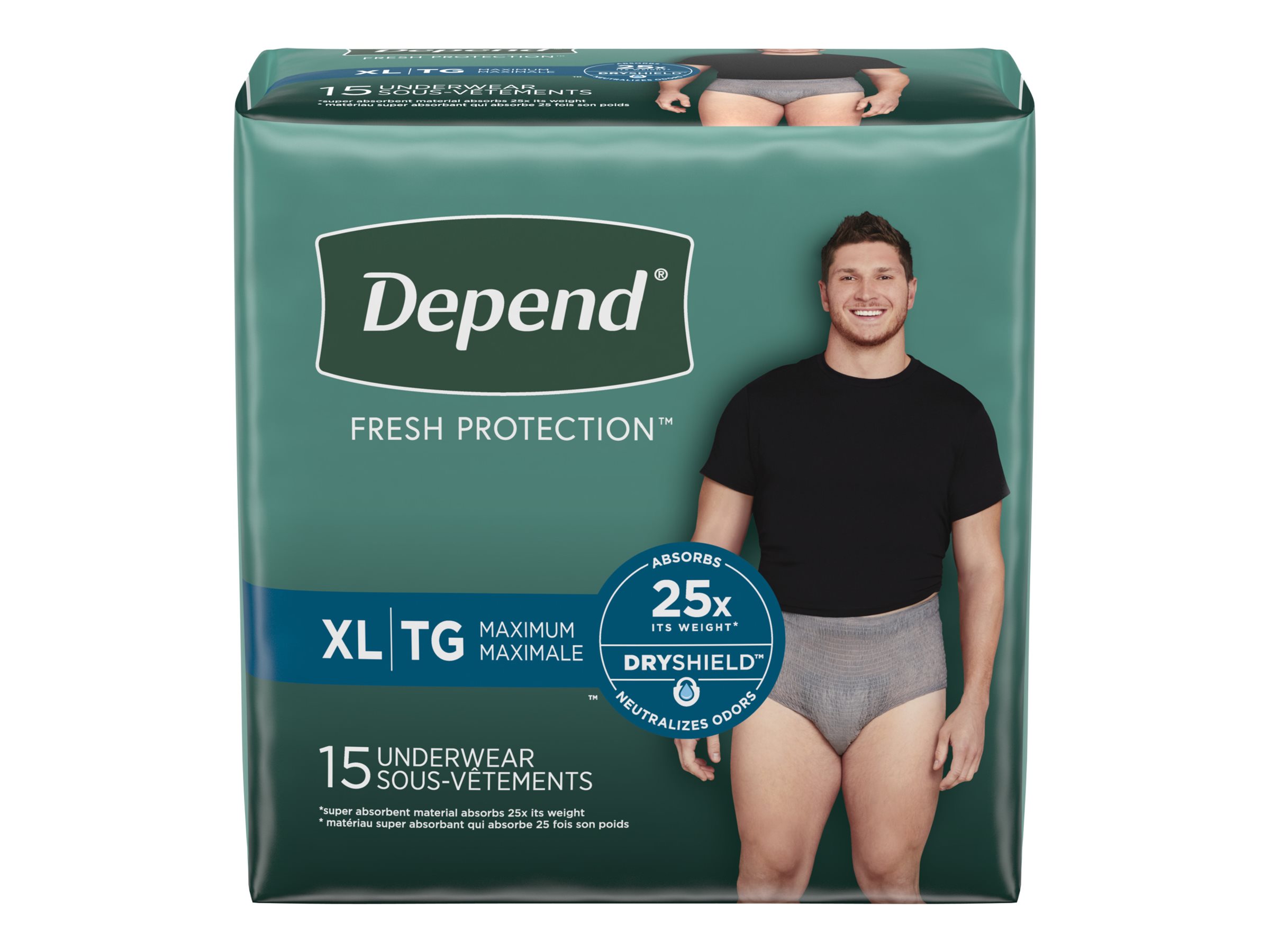  Adult Underwear Pull On X-Large Disposable Heavy Absorbency,  43586 - Case of 30 Y : Health & Household