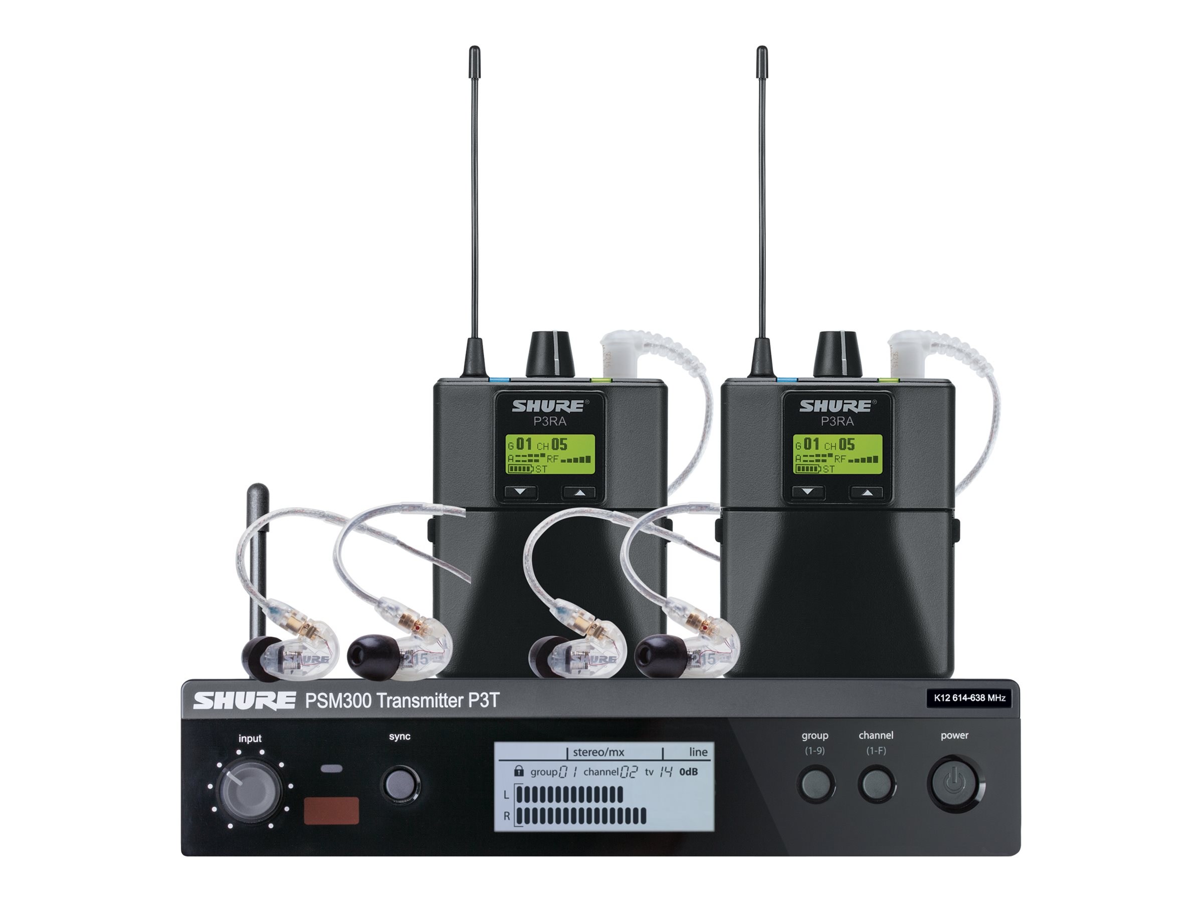 Shure PSM 300 Twin Pack Pro P3TRA215TWP