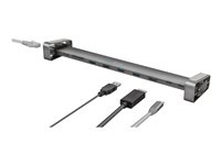 Trust Dalyx Aluminium 10-in-1 USB-C Multi-port Dock - Docking station - USB-C 3.2 Gen 1 - HDMI - GigE