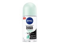 NIVEA Black &amp; White Invisible Roll-On Antiperspirant Deodorant - Spring Mist - 50ml