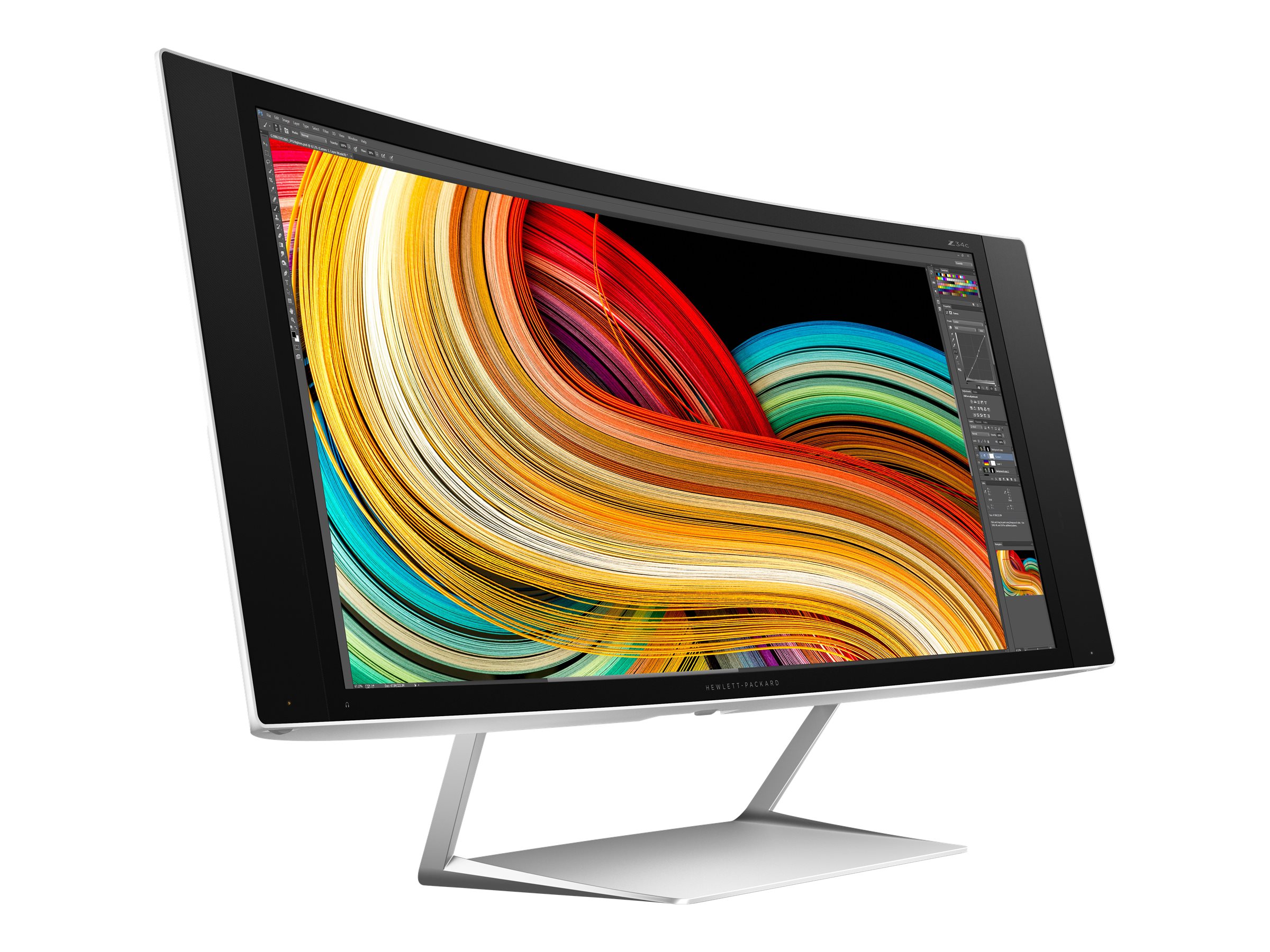 Monitor curvo de pantalla ancha HP Z Display Z34c de 34 pulgadas -  información general