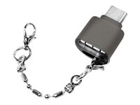 LogiLink USB-C to microSD Card reader as a key chain Kortlæser USB-C