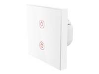 Hama WiFi Touch Wall  Lyskontakt Op til 1000 Watt Vægmonterbar Skylmonterbar Hvid