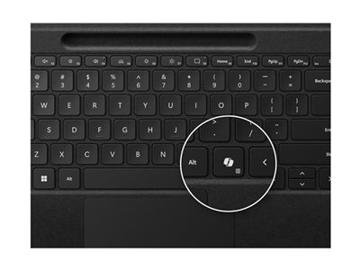 MS Srfc Pro Flex KB w/Slim Pen CM Black