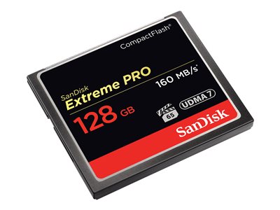 SanDisk Extreme Pro - flash memory card - 128 GB - CompactFlash