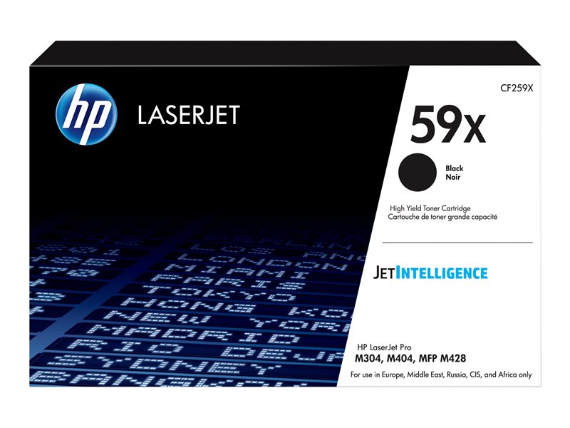 HP 59X - � rendement �lev� - noir - original - LaserJet - cartouche de toner (CF259X)