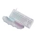 Logitech G713 Wired Gaming Keyboard, Linear Switches (GX Red), and Keyboard Palm Rest, White Mist - Image 3: Right-angle