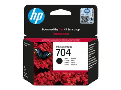 704 - Black - original - ink cartridge - for Deskj