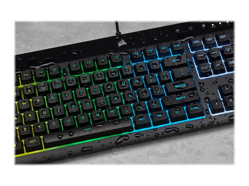 Corsair K55 RGB PRO Gaming Keyboard five lighting zones RESIST