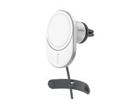 Belkin - Support de chargement sans fil de voiture - magnétique avec Qi2 + adaptateur d'alimentation de voiture - 15 watt 