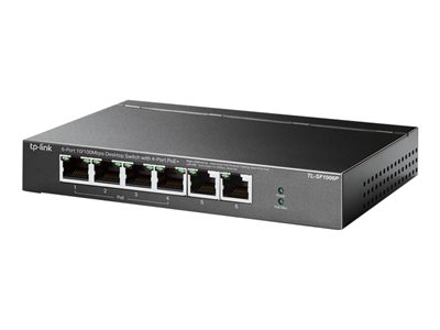 TP-LINK 6P 100Mbps DesktopSwitch 4P PoE+