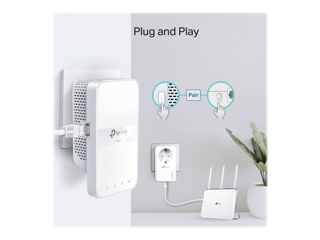 TP-Link TL-WPA7617 KIT V1 Wi-Fi Kit - sada napájecího adaptéru - Wi-Fi 5 - zapojitelný do zdi – foto 9
