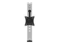 StarTech.com Cubicle Monitor Mount, Cubicle Wall Single Monitor Hanger, Up to 34' VESA Mount Display, Height Adjustable Ergonomic Office Cubicle Hanging Flat Panel Hook & Clamp Bracket - Landscape/Portrait (ARMCBCLB)