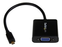 StarTech.com Micro HDMI® to VGA Adapter Converter for Smartphones / Ultrabook / Tablet - 1920x1080 - Micro HDMI Male to VGA Female (MCHD2VGAE2) Video transformer