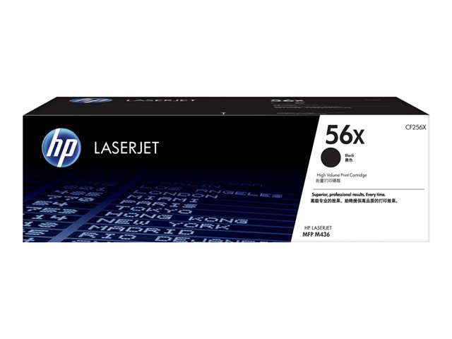HP 56X Black LaserJet Toner Cartridge CF256X