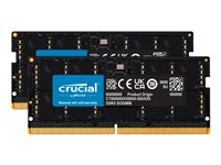 Crucial DDR5  64GB kit 5200MHz CL42 On-die ECC SO-DIMM  262-PIN