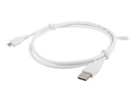 Lanberg USB 2.0 USB-kabel 1m Hvid