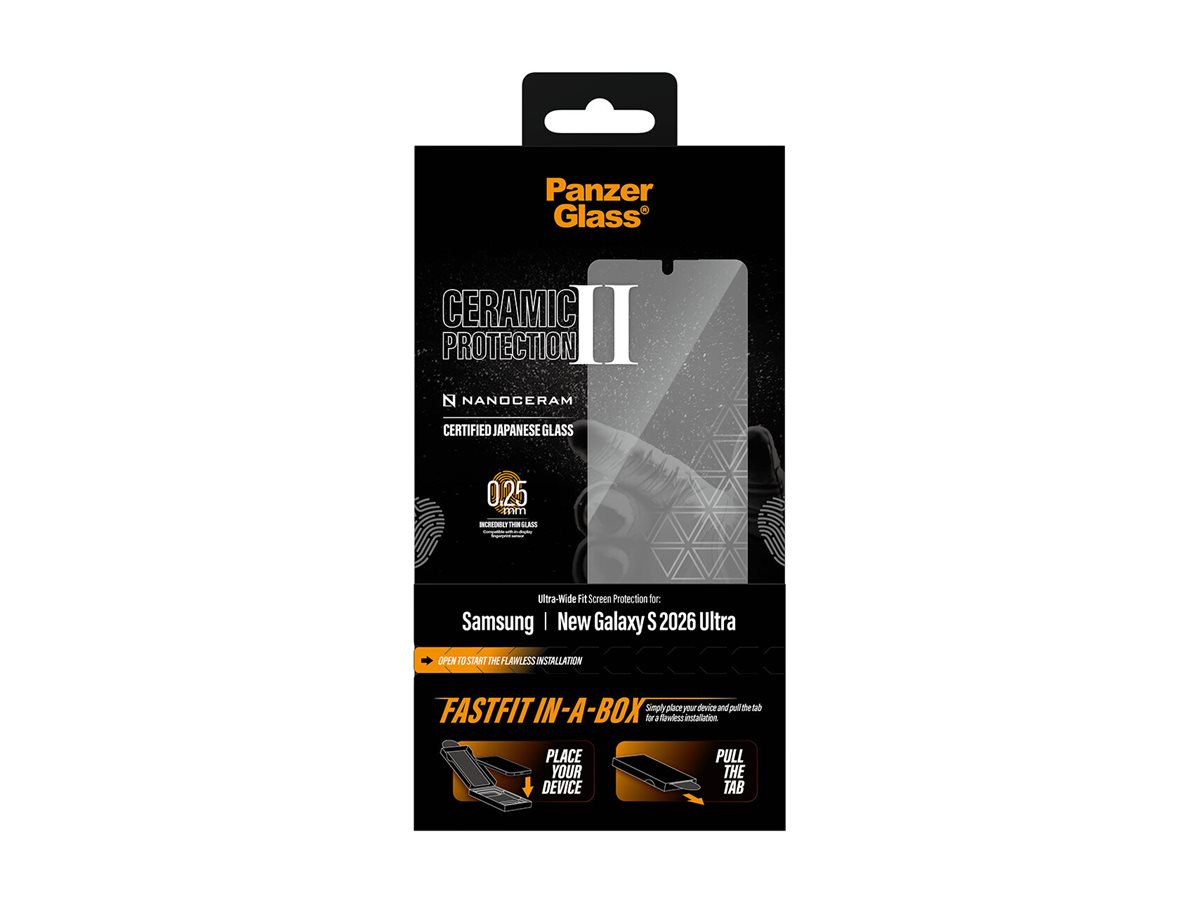 PanzerGlass Ceramic Samsung Galaxy S26 Ultra fastfit – foto 3