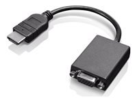 Lenovo - Câble adaptateur - HDMI mâle pour HD-15 (VGA) femelle - 20 cm