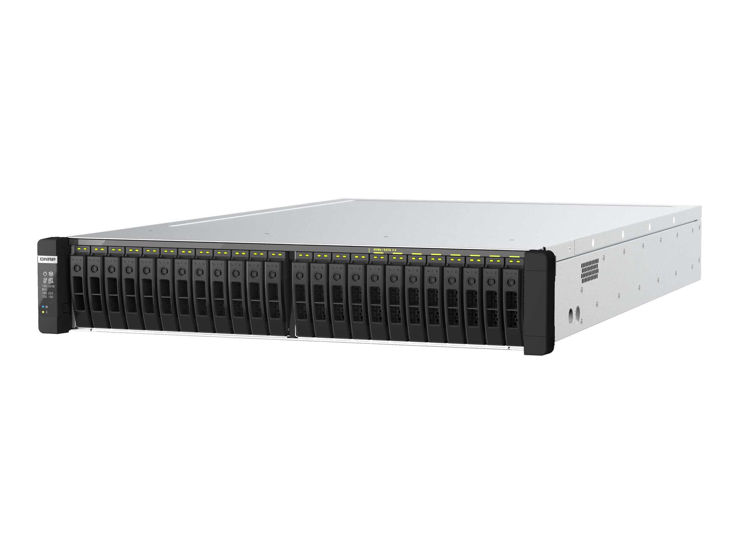 QNAP TDS-h2489FU-4309Y-64G NAS Product shot Right-angle 80002