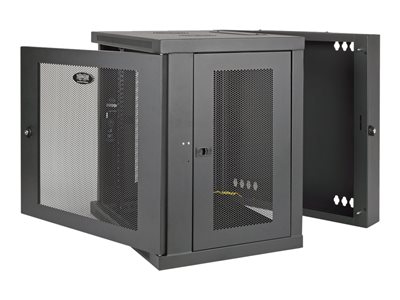 Tripp Lite 12U Wall Mount Rack Enclosure Server Cabinet Swinging Hinged Door Deep