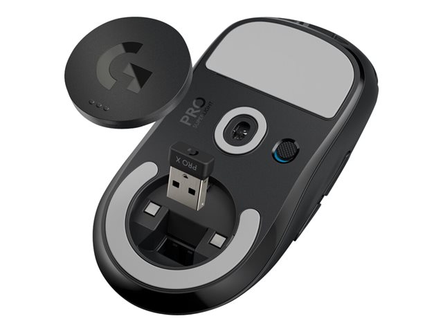Logitech PRO X SUPERLIGHT Wireless Gaming Mouse - myš - 2.4 GHz - černá – foto 14