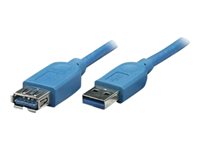 TECHly USB 3.0 USB forlængerkabel 50cm Blå