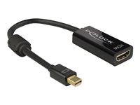 DeLOCK Videoadapter DisplayPort / HDMI 20cm Sort