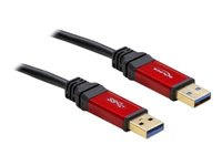 DeLOCK USB 3.0 USB-kabel 2m Sort